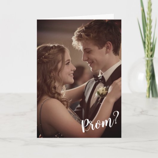 Promposal | Prom Invite Photo Karte (Vorderseite)