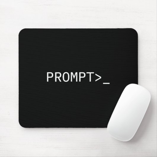 Prompt Coder Gift For Ai Prompt Engineer & Hac Mousepad (Mit Mouse)