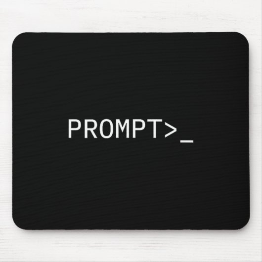 Prompt Coder Gift For Ai Prompt Engineer & Hac Mousepad (Vorne)