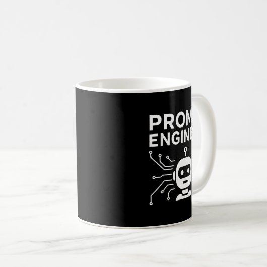 Prompt Engineer Apparel Funny Ai Tech Humor Gift Kaffeetasse (VorderseiteRechts)