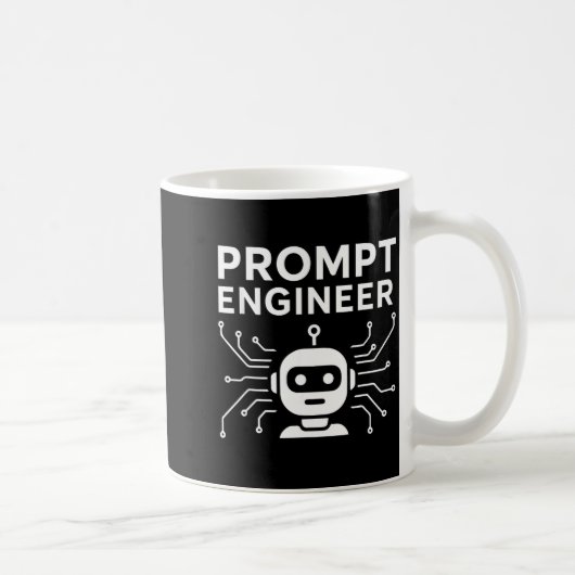 Prompt Engineer Apparel Funny Ai Tech Humor Gift Kaffeetasse (Rechts)