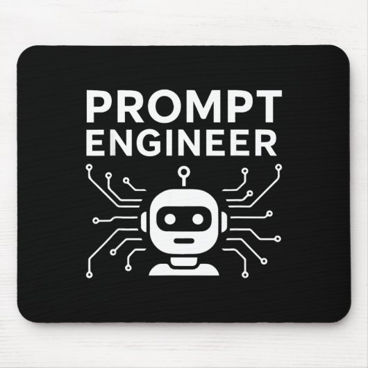 Prompt Engineer Apparel Funny Ai Tech Humor Gift Mousepad (Vorne)