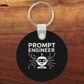 Prompt Engineer Apparel Funny Ai Tech Humor Gift Schlüsselanhänger (Vorderseite)