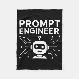 Prompt Engineer Bekleidung Lustig Ai Tech Humor Ge Fleecedecke