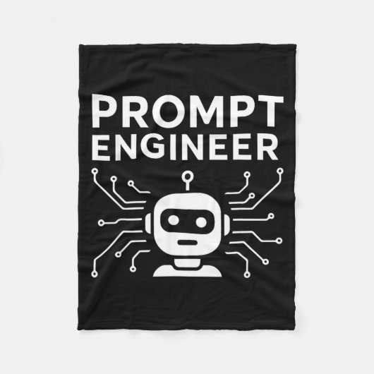 Prompt Engineer Bekleidung Lustig Ai Tech Humor Ge Fleecedecke (Vorderseite)