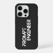 Prompt engineer minimalist quote iPhone hülle (Rückseite)
