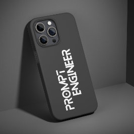 Prompt engineer minimalist quote iPhone 15 pro hülle