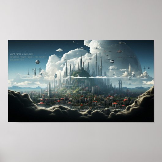 "Prompt: Was ist die Zukunft?" Poster (Vorne)