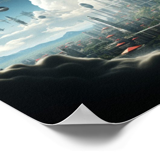 "Prompt: Was ist die Zukunft?" Poster (Ecke)