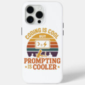 Prompting Beats Coding iPhone Case | Tech Humor  (Rückseite)