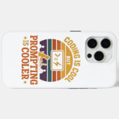 Prompting Beats Coding iPhone-Hülle | Tech-Humor Case-Mate iPhone Hülle (Rückseite (Horizontal))