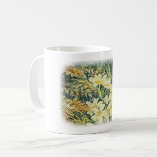 Promroses im Frühjahr Kaffeetasse (Vorderseite Links)