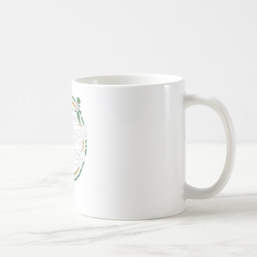 Prone to Shenanigans & Malarkey Fun Clovers St Pat Kaffeetasse (Rechts)