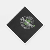 Prone to Shenanigans & Malarkey Fun Clovers St Pat Serviette (Ecke)