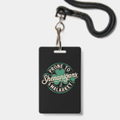 Prone to Shenanigans & Malarkey St Patrick's Day Ausweis (Vorderseite mit Lanyard)