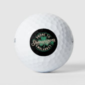 Prone to Shenanigans & Malarkey St Patrick's Day Golfball (Vorderseite)