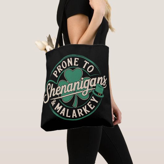 Prone to Shenanigans & Malarkey St Patrick's Day Tasche (Von Nahem)