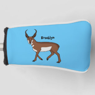 Pronghorn-Antiope-Cartoon Golf Headcover