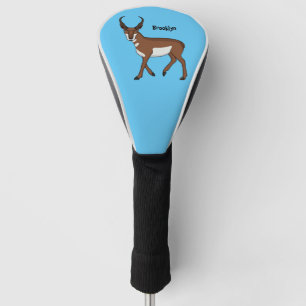 Pronghorn-Antiope-Cartoon Golf Headcover