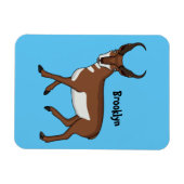 Pronghorn-Antiope-Cartoon Magnet (Horizontal)