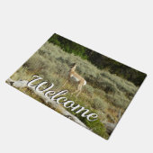 Pronghorn im Grand Teton Nationalpark Fußmatte (Schrägansicht)