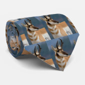Pronghorn Porträt Krawatte (Gerollt)
