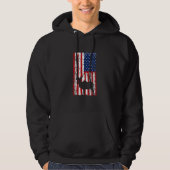 Pronghornjagd für amerikanische Jäger Hoodie (Vorderseite)