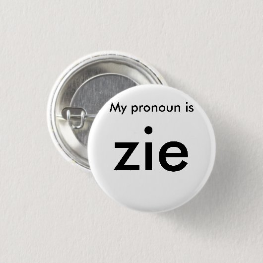 Pronomen-Abzeichen Button (Vorne & Hinten)