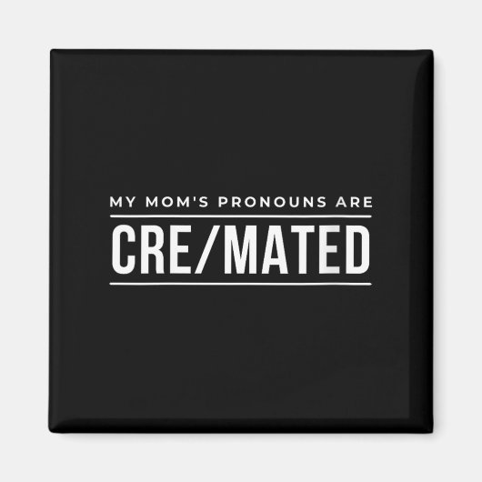 Pronomen meiner Mutter sind erschaffen und gematch Magnet (Vorne)