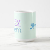 Pronomen They Them Farbiger Becher Kaffeetasse (Mittel)
