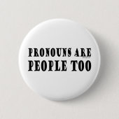 Pronomina Button (Vorderseite)