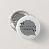 Pronomina Button (Vorne & Hinten)