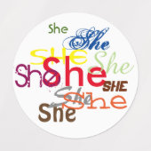 Pronos überall etiketten (Design 2)