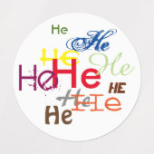 Pronos überall etiketten (Design 1)