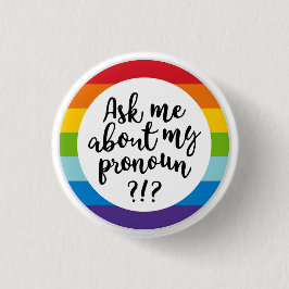 Pronoun Abzeichen Button