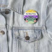 Pronoun-Flag, nicht binär Button (Beispiel)