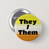 Pronoun Maverique Pride Flag individuell einstellb Button (Vorne & Hinten)