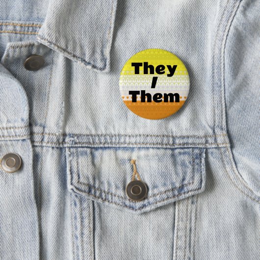 Pronoun Maverique Pride Flag individuell einstellb Button (Beispiel)