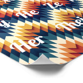 Pronoun-Plakat Poster (Ecke)