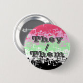 Pronoun-Recipromantic-Priesterflagge Button (Vorne & Hinten)