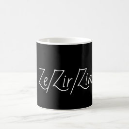 Pronoun-Tasse (ze/zir/zim) Kaffeetasse
