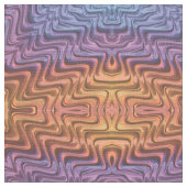 PRONOUNCED 3D! ~ Lila, blau und orange GORGEOUS Stoff (Nahaufnahme)