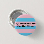Pronouns Button - sie (Vorne & Hinten)
