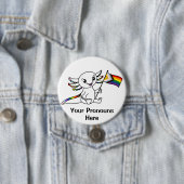 PRONOUNS Niedliches Axolotl Intersex Progress Pril Button (Beispiel)