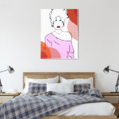 Pronta pra sair leinwanddruck (Insitu (Schlafzimmer))