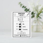 PROOF POSTKARTE (Stehend Vorderseite)