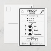 PROOF POSTKARTE (Vorne/Hinten)