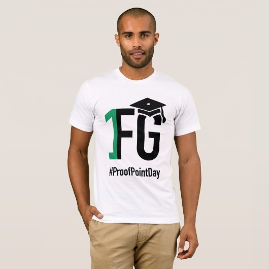 #ProofPointDay Basic Bella Leinwand T-Shirt (Vorne ganz)