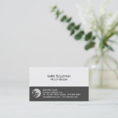 Proofreader Print Publishing Business Card Visitenkarte (Stehend Vorderseite)