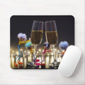 Proostende Fubby's die wat te vieren hebben. Mousepad (Mit Mouse)